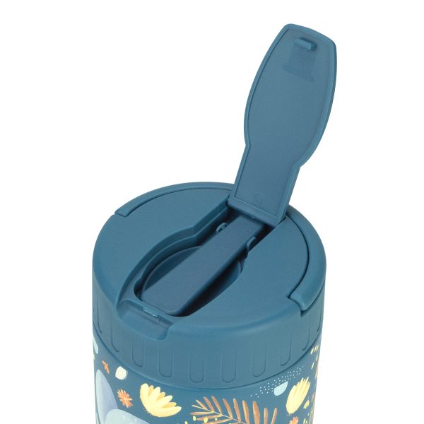 350ml 不鏽鋼保溫保冷食物罐,附湯匙 大象