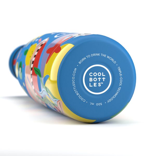 cool bottles 500ml 藝術家聯名保溫瓶｜eddie baehr 陽光嘉年華